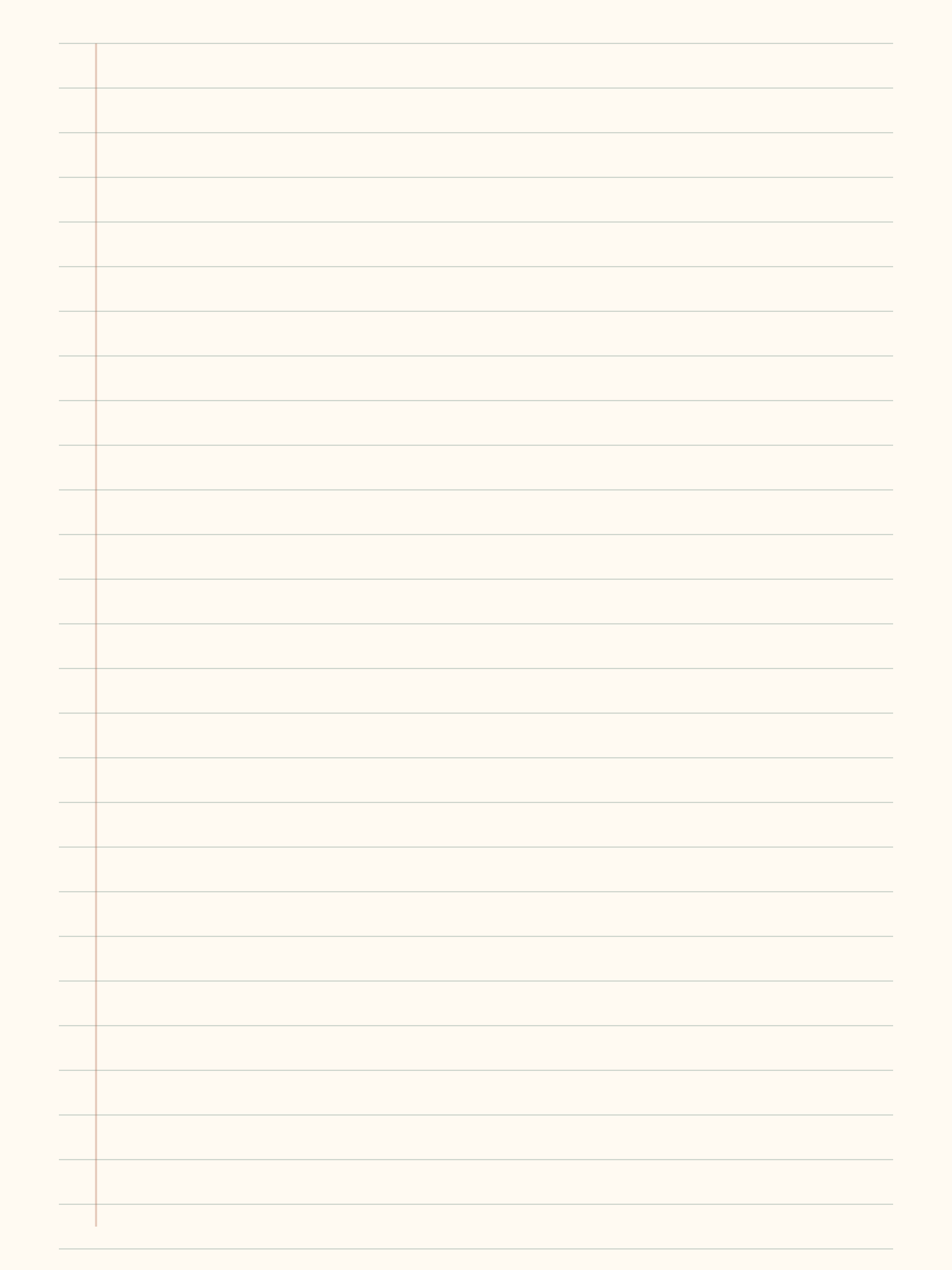 Preview of Calm lined paper